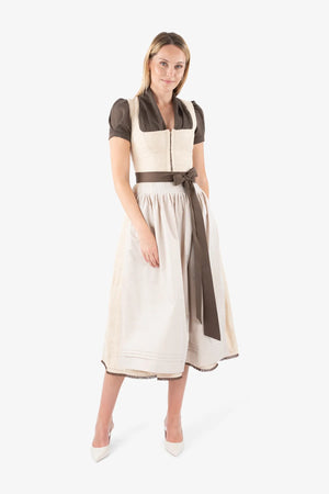Pastell-Dirndl mit Seiden-Schürze 03