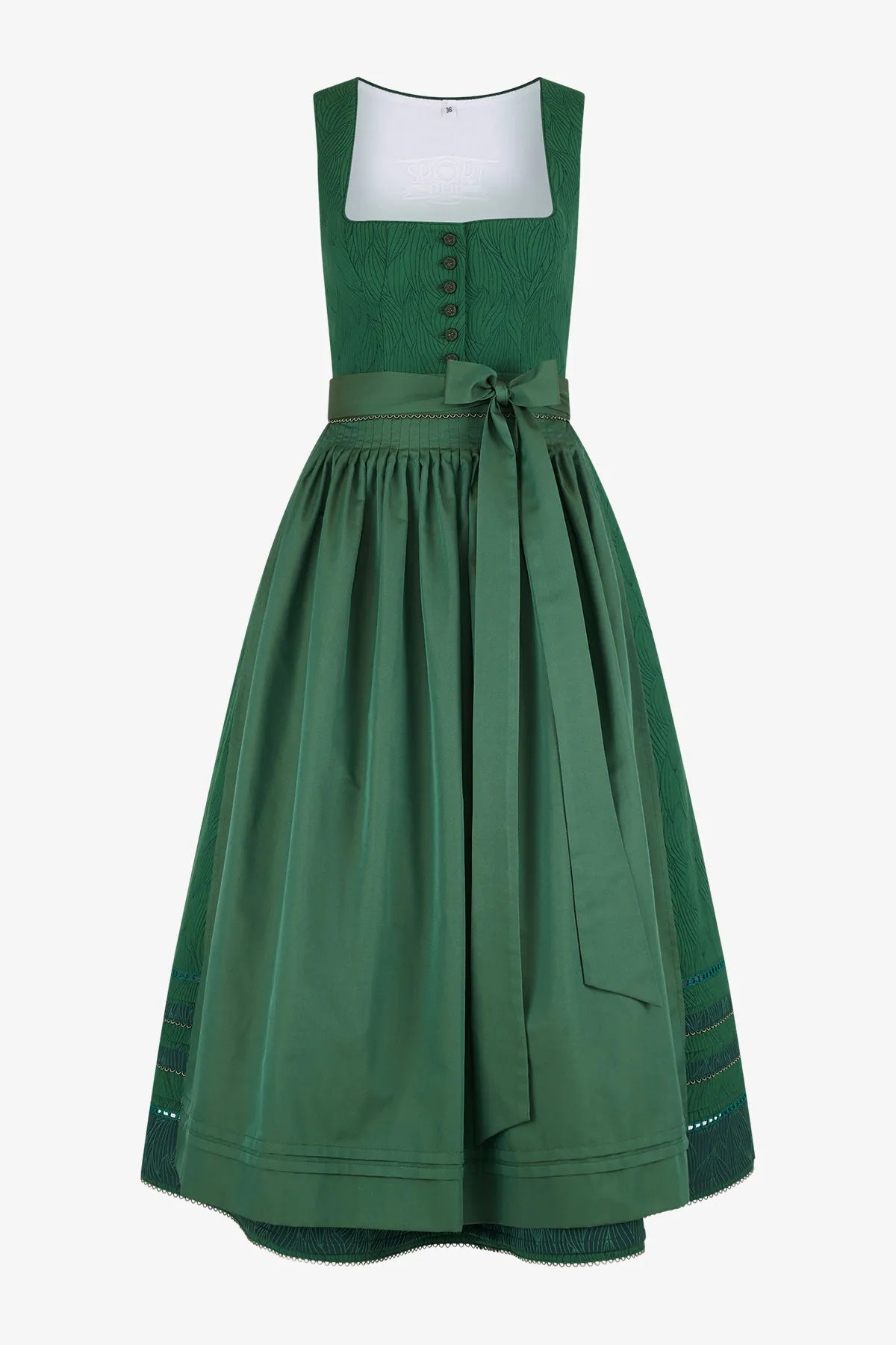 Dirndl mit edlem Reliefjacquard 01