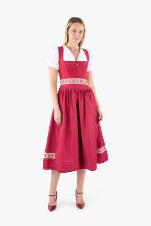 Dirndl mit Leinenoberteil 03