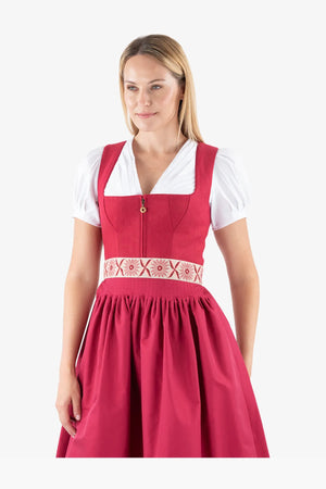 Dirndl mit Leinenoberteil 06