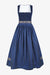Dirndl mit Leinen und Seidenjacquard 01