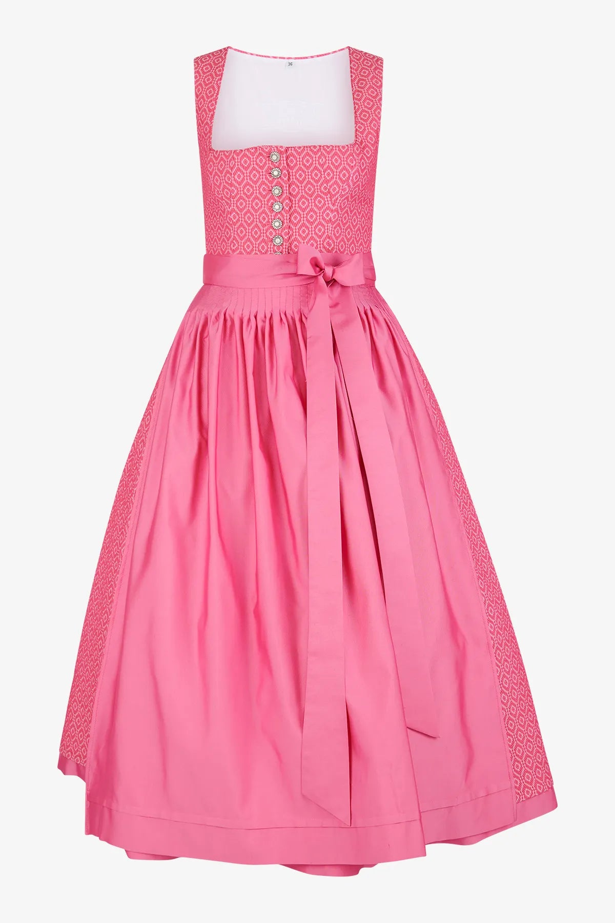 Dirndl mit Baumwolle und Seide 01