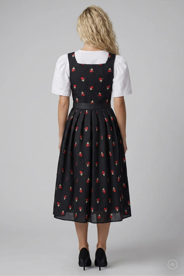 Dirndl mit Blümchenstickerei 05