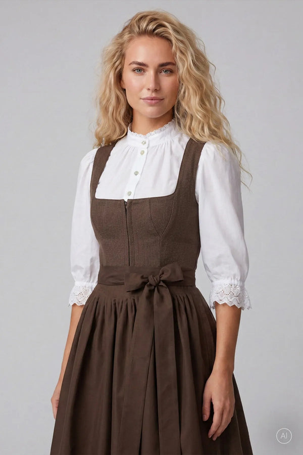 Baumwoll-Seiden-Dirndl 09