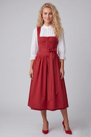 Dirndl aus edlem Jacquard 03