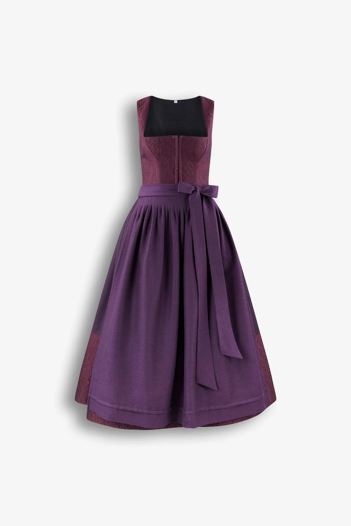 Jacquarddirndl mit Wollfinish 01