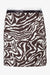Baumwoll-Mini-Rock mit Zebra-Dessin 01