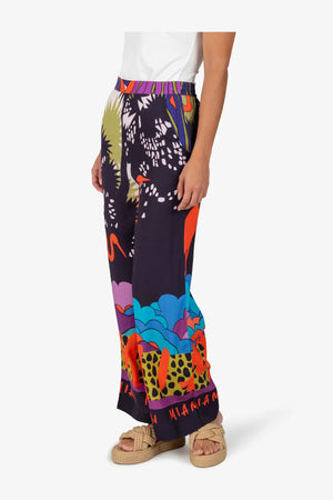 Hose mit weitem Bein 05