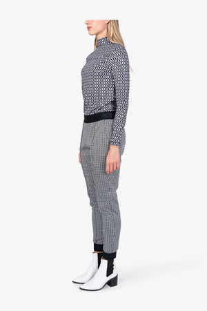 Hose aus weicher Jacquard-Qualität 04
