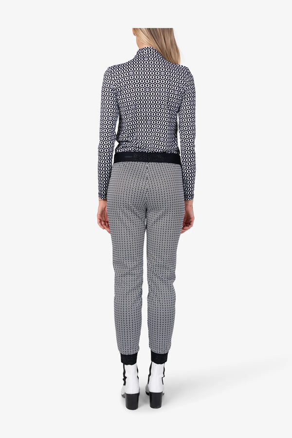 Hose aus weicher Jacquard-Qualität 05