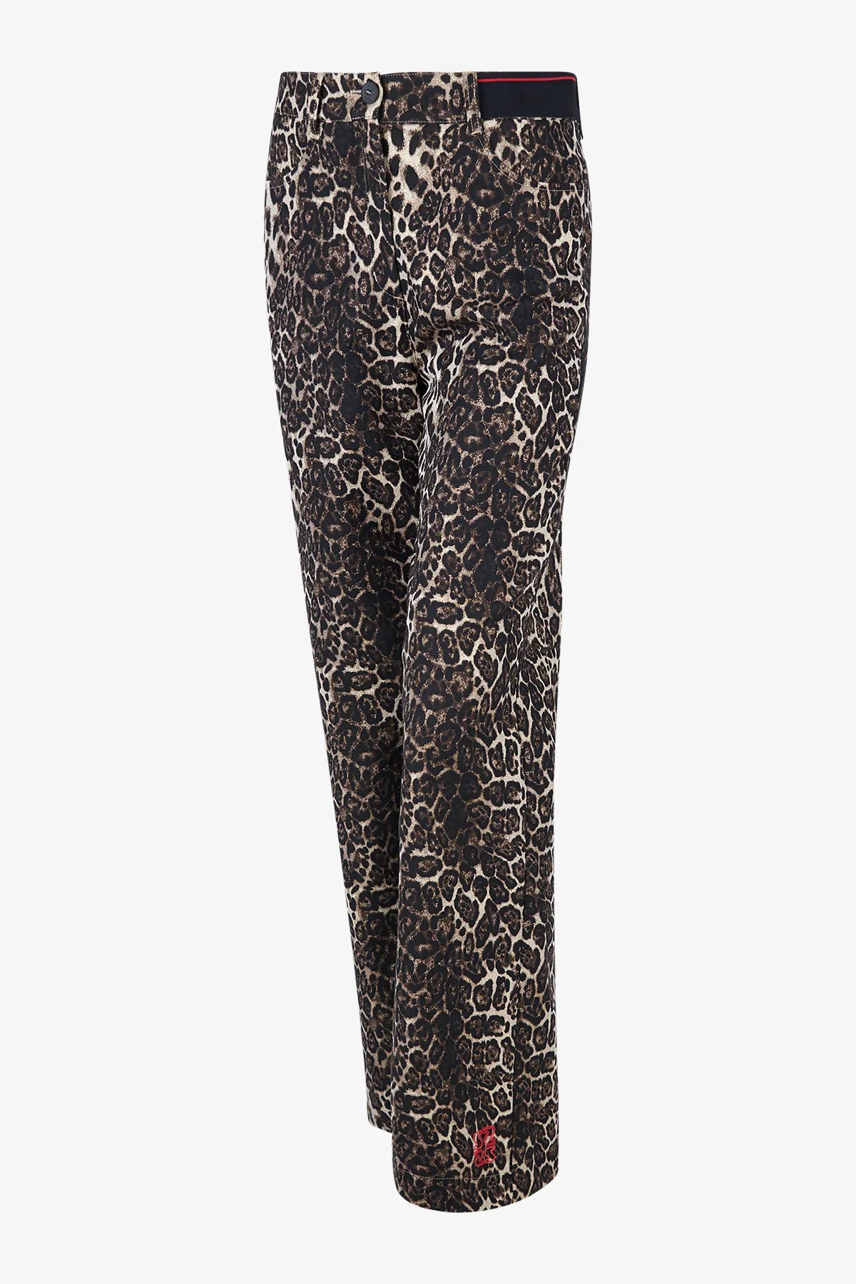 Hose aus Leo-Jacquard-Dessin 01