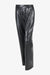 Kunstlederhose mit asymmetrischem Bund 01
