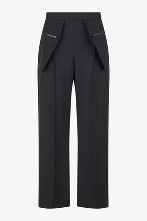 Lässige Hose mit Biesen 01