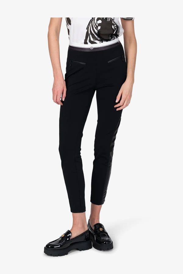 Leggings mit Kunstleder-Einsätzen 06