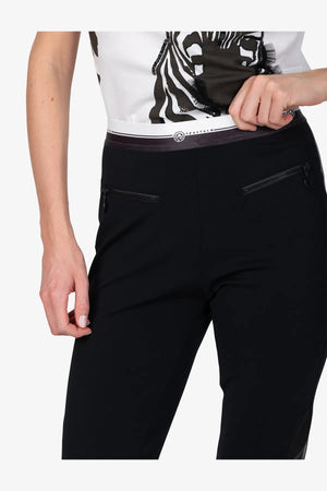 Leggings mit Kunstleder-Einsätzen 07
