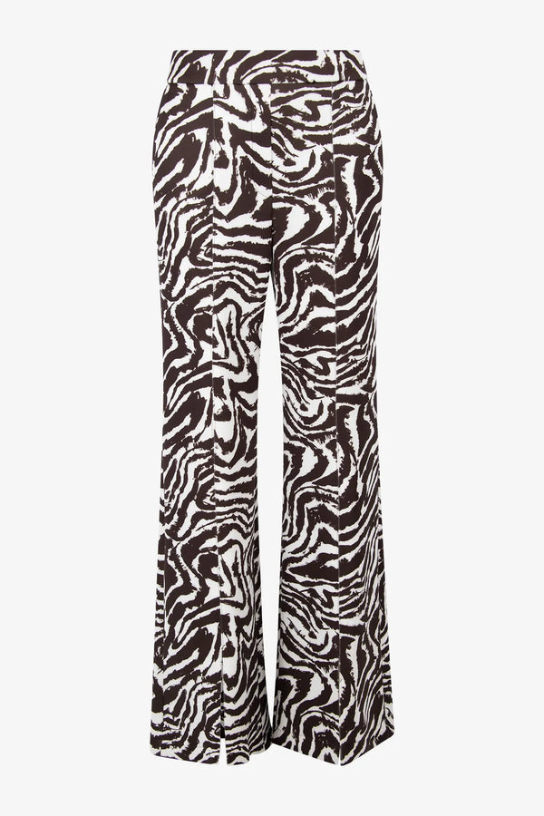 Edle Baumwoll-Hose im Zebra-Dessin 01