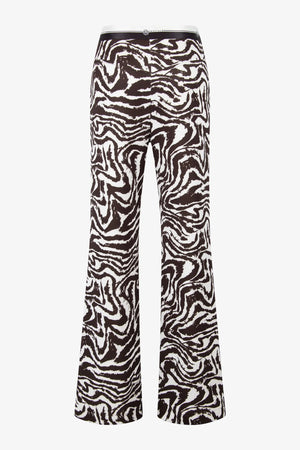 Edle Baumwoll-Hose im Zebra-Dessin 02