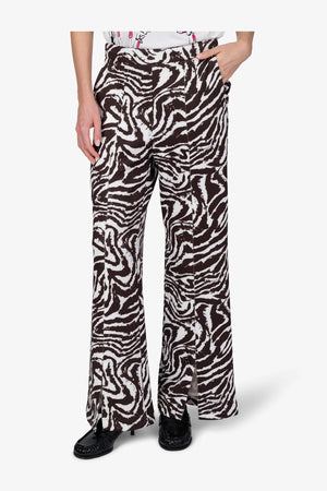 Edle Baumwoll-Hose im Zebra-Dessin 06