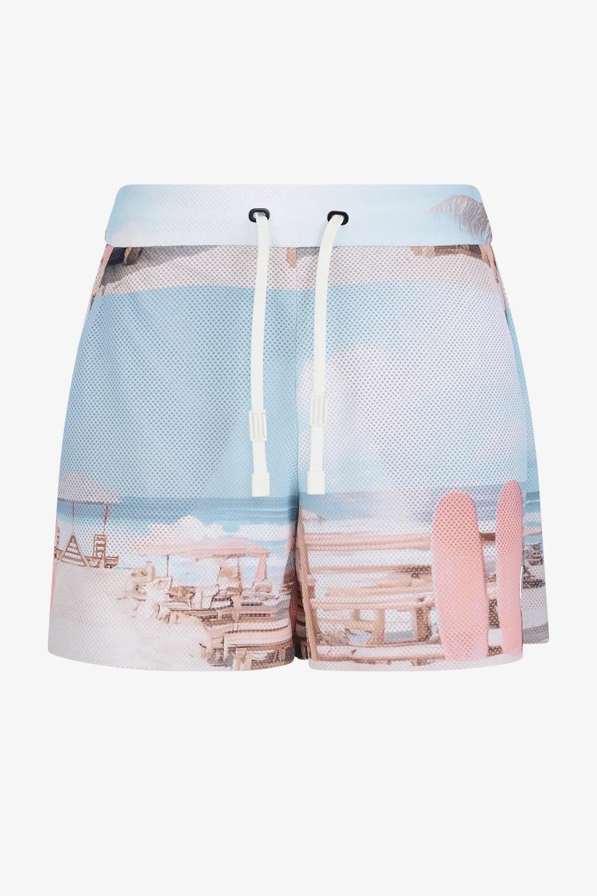 Sommerliche Shorts mit Print 01