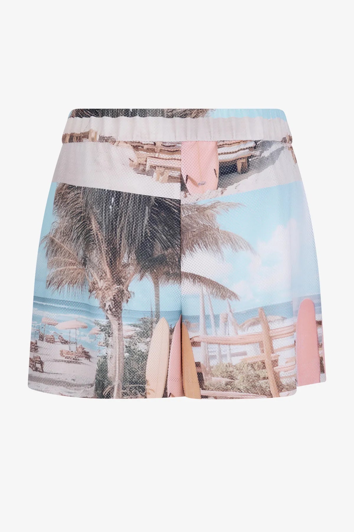 Sommerliche Shorts mit Print 02