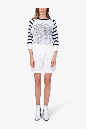 Twill-Short mit Baumwolle 03