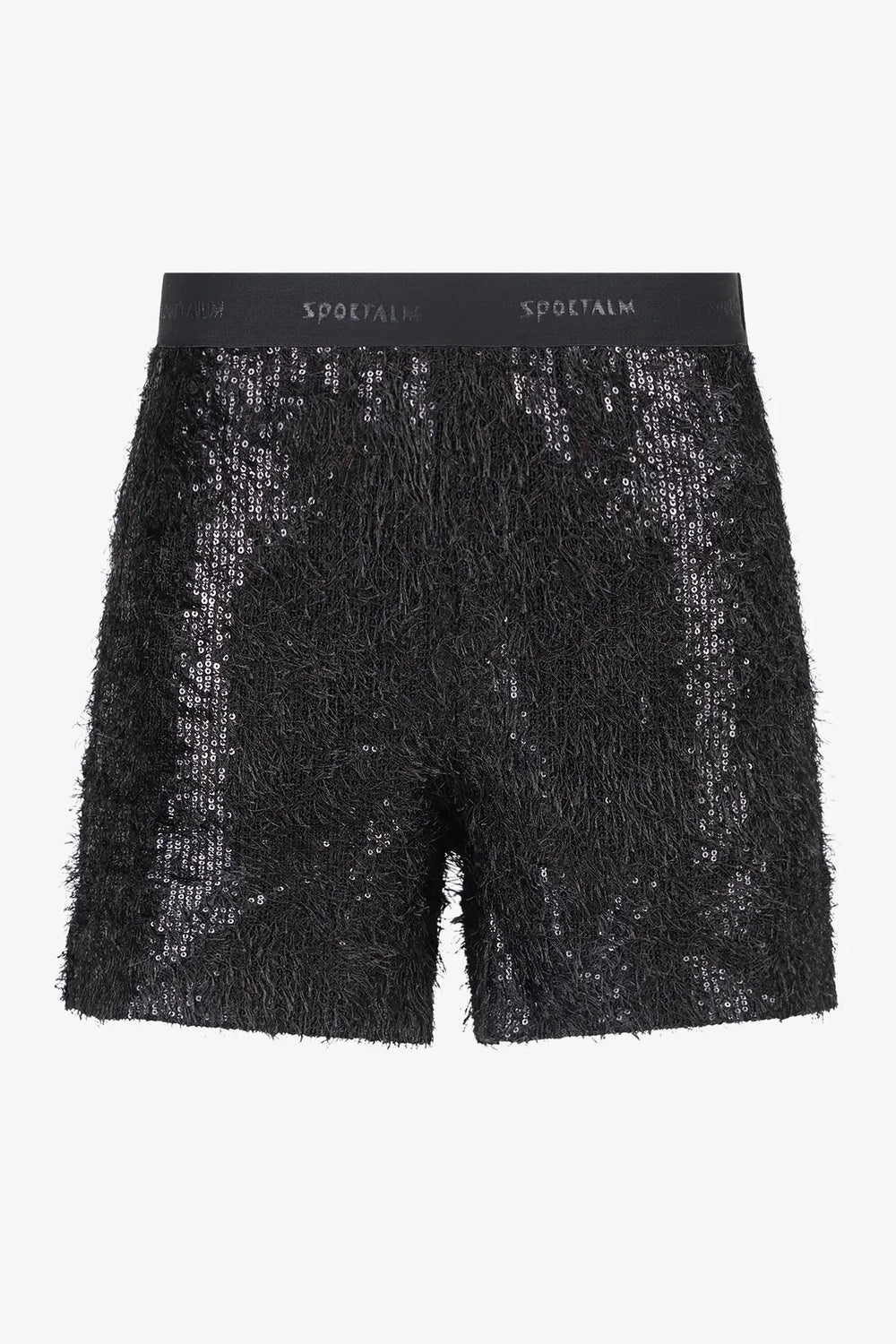 Shorts aus fancy Pailletten-Mesh 01