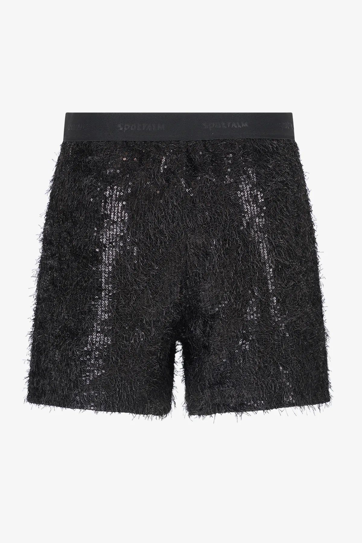 Shorts aus fancy Pailletten-Mesh 02