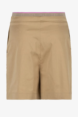 Baumwoll-Shorts mit Bügelfalte 02