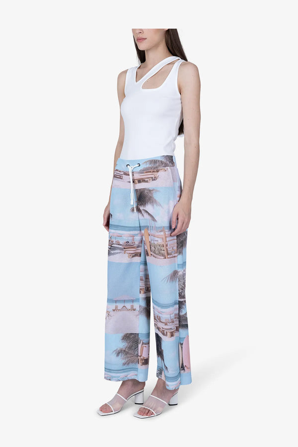 Mesh-Hose mit sommerlichem Print 04