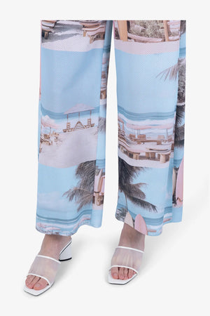 Mesh-Hose mit sommerlichem Print 07