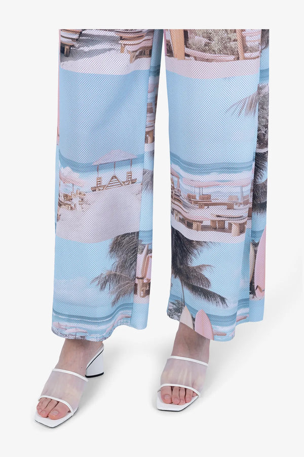 Mesh-Hose mit sommerlichem Print 07