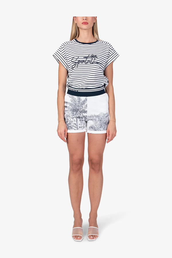 Bouclé-Short mit Baumwolle 03
