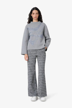 Hose aus Boucle Tweed 03