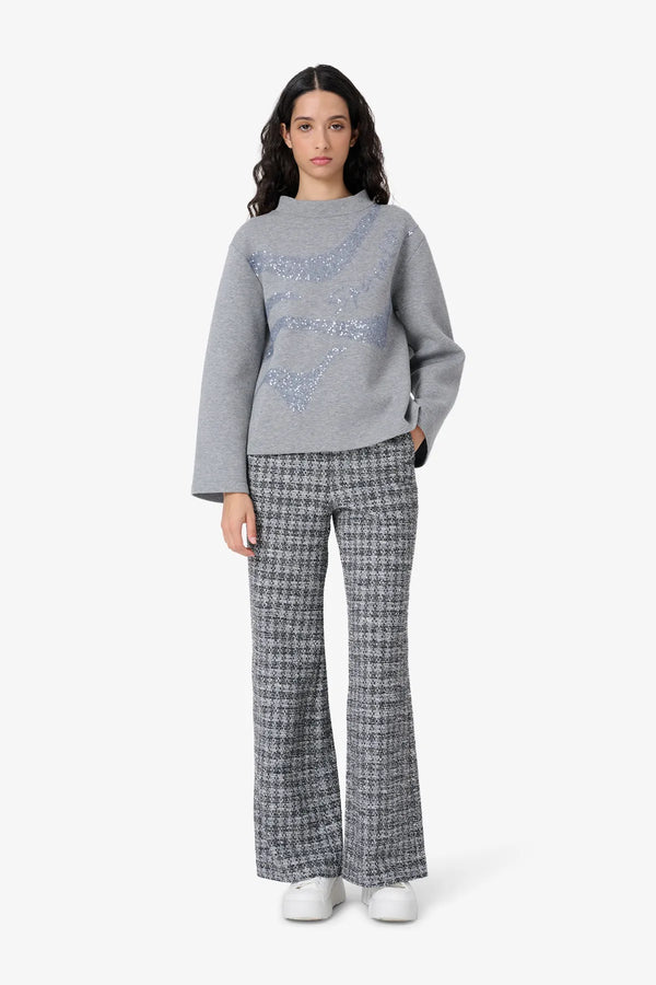 Hose aus Boucle Tweed 03