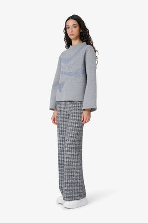 Hose aus Boucle Tweed 04