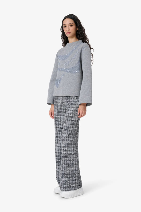 Hose aus Boucle Tweed 04