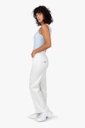 Jeans mit weitem Bein 03