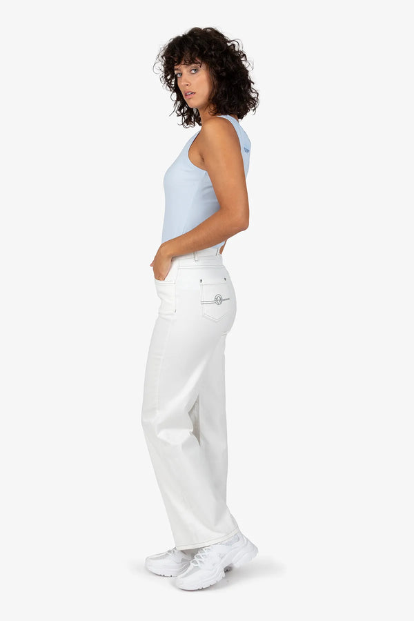 Jeans mit weitem Bein 03