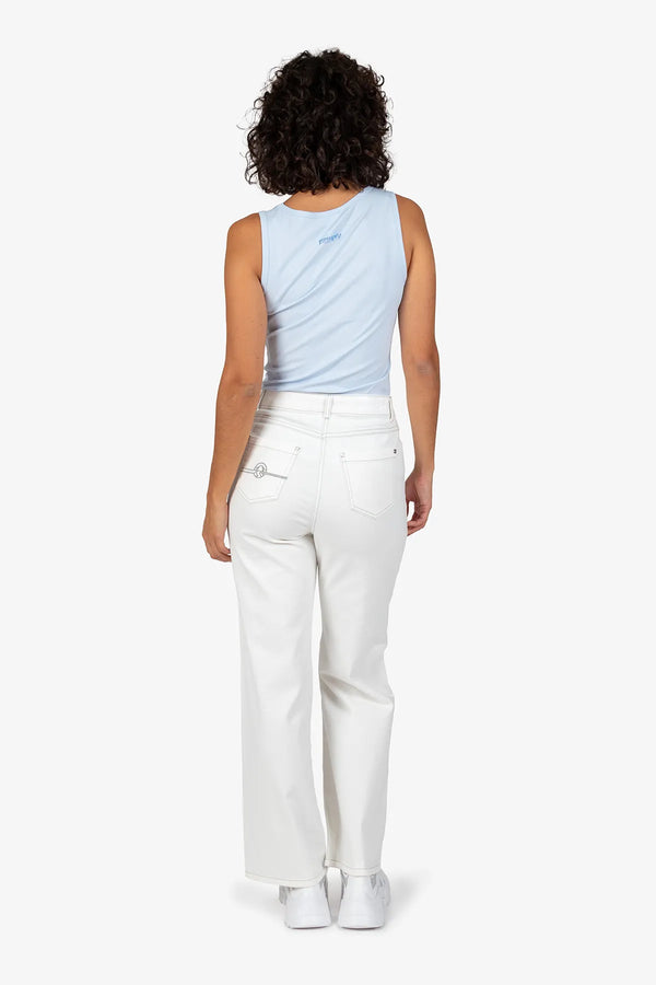 Jeans mit weitem Bein 04