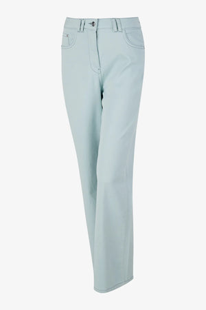 Jeans mit weitem Bein 01
