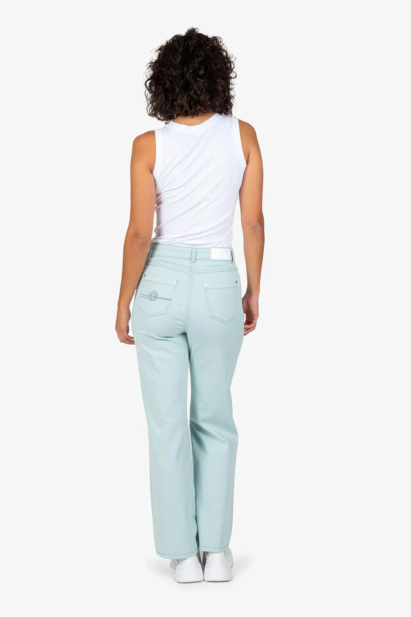 Jeans mit weitem Bein 04