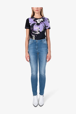 Skinny-Jeans mit Strass-Details 03