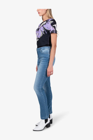 Skinny-Jeans mit Strass-Details 04