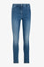 Schmale Jeans mit Fransensaum 01
