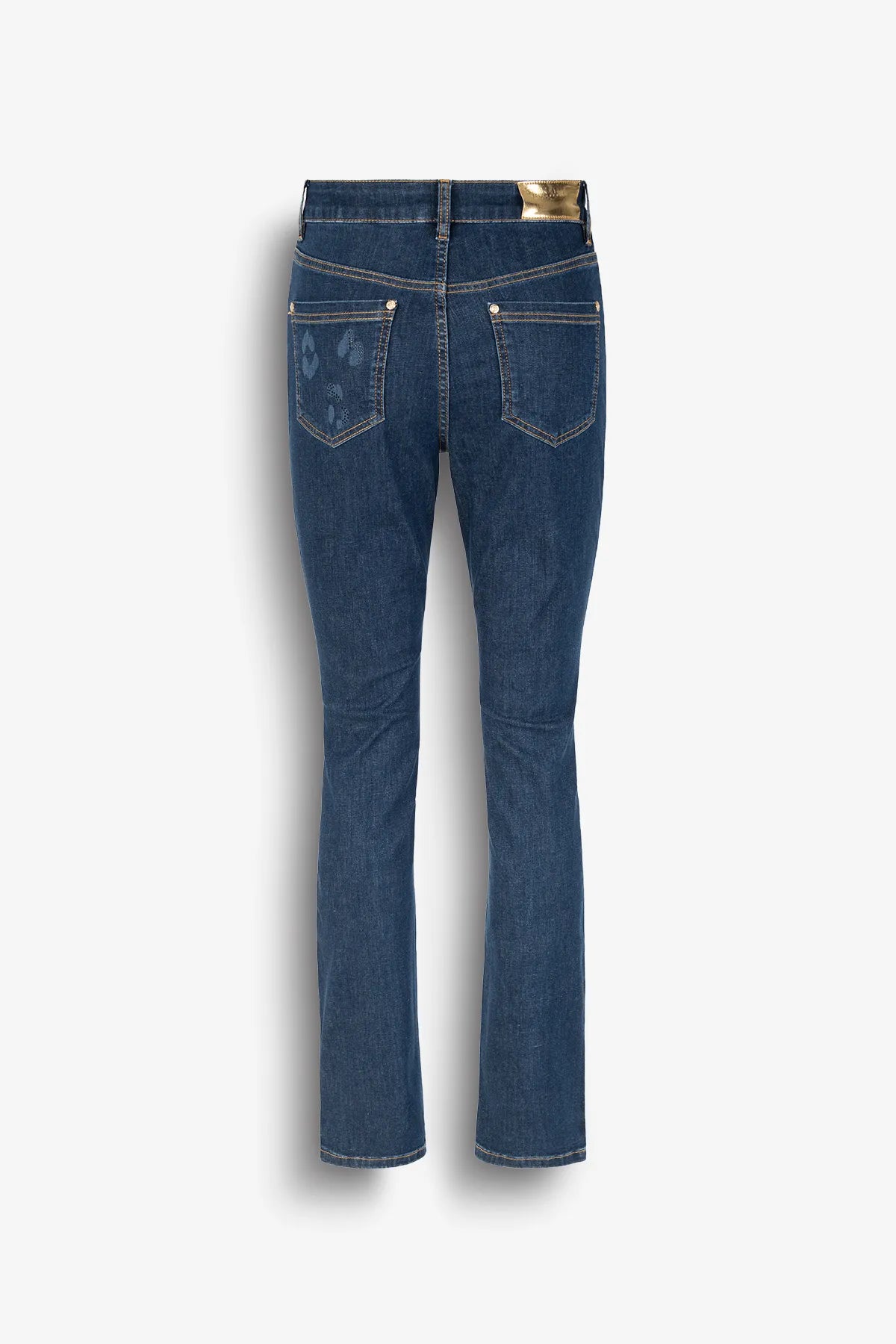Skinny-Jeans mit Leo-Laser-Detail 02