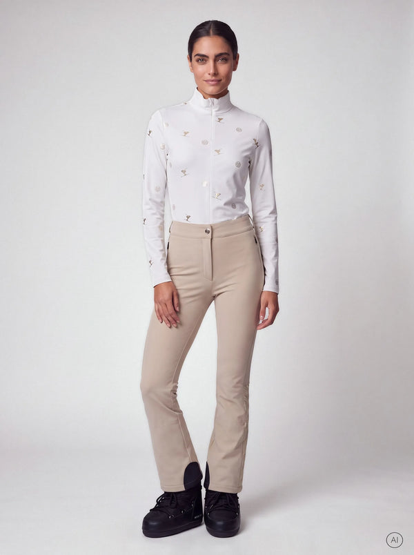 Skihose mit Metallic-Akzenten 03