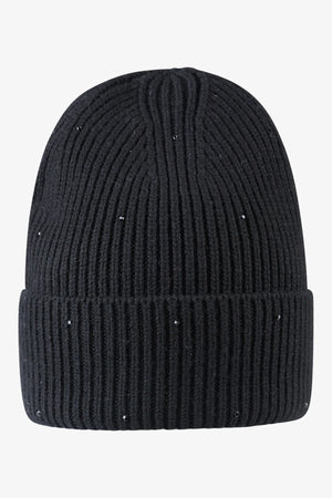Strickmütze mit Strasssteinen 01
