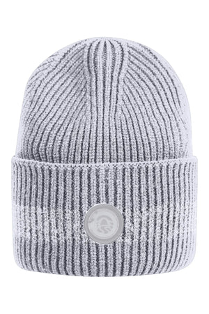 Strickmütze mit Lurex-Streifen 01