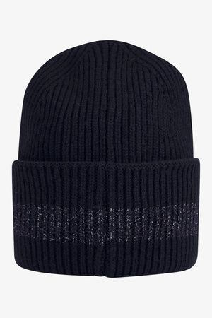 Strickmütze mit Lurex-Streifen 02