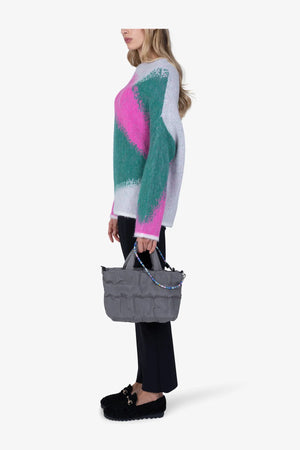 Micro-Totebag mit Sportalm-Prägung 04